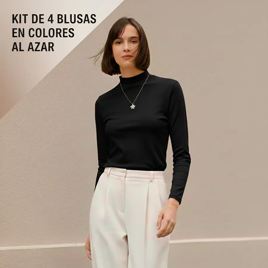 POLO-UNI-N KIT DE 4 BLUSAS 8041
